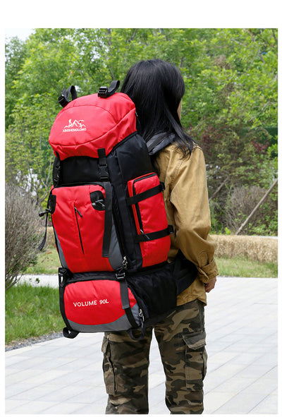 Mochila de Viaje 90L Impermeable para Senderismo y Trabajo - Image 28