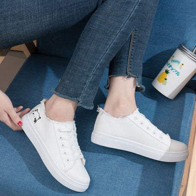 Zapatillas de Lona para Mujer Blancas Transpirables Casual Deportivas Primavera - Image 3