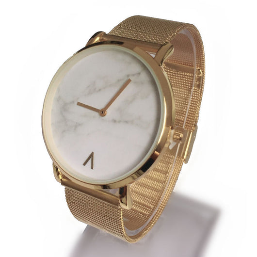 Reloj de cuarzo con pulsera de malla metálica - Image 3