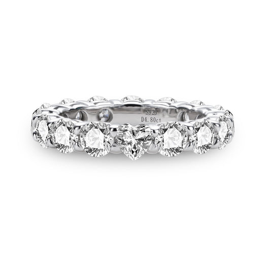 Anillo de Plata Esterlina con Moissanita Chapado - Image 5