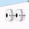 Clip Posicionador de Diamantes Dobles en Plata S925