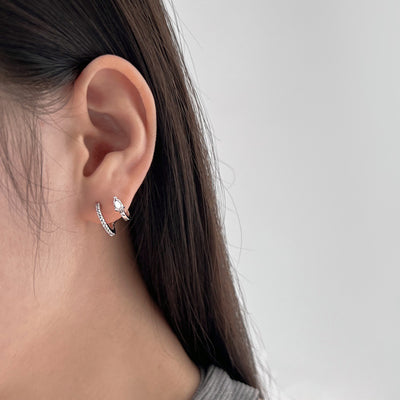 Aretes de Plata Esterlina S925 de Lujo Ligero para Mujer - Image 14
