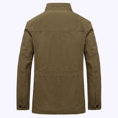 Chaqueta Casual Hombre Cuello Mao Bolsillos Múltiples - Image 3