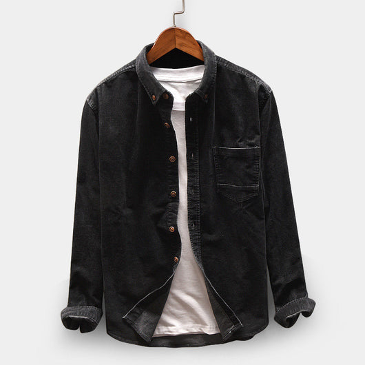 Chaqueta de Pana Casual con Bolsillos para Hombre - Image 13