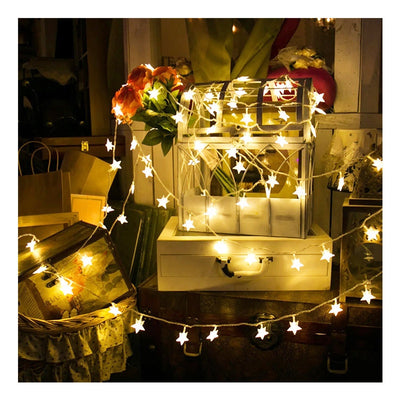 Guirnalda de Luces LED en Forma de Estrellas para Exterior - 3 Metros - Image 16