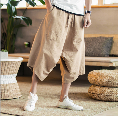 Pantalones Holgados de Algodón Estilo Chino - Corte Relajado Talla Grande Juventud - Image 8