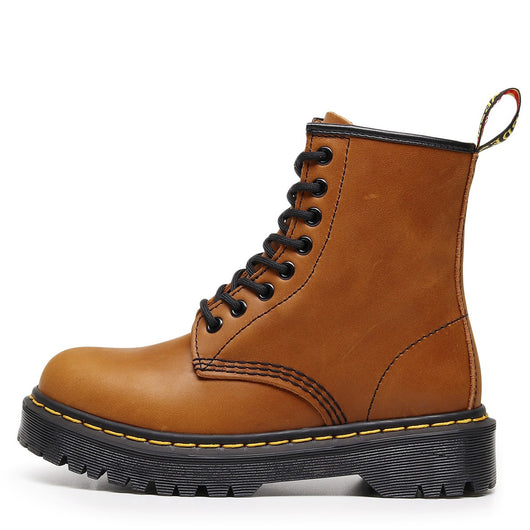 Botas Motociclista de Cuero Genuino Estilo Británico para Mujer - Image 7