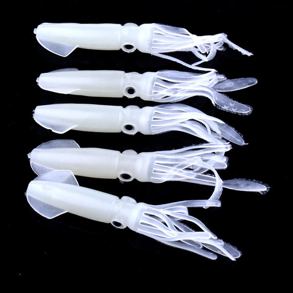 Cebo Artificial Luminiscente Calamares - Pack 5 Unidades AM Bait