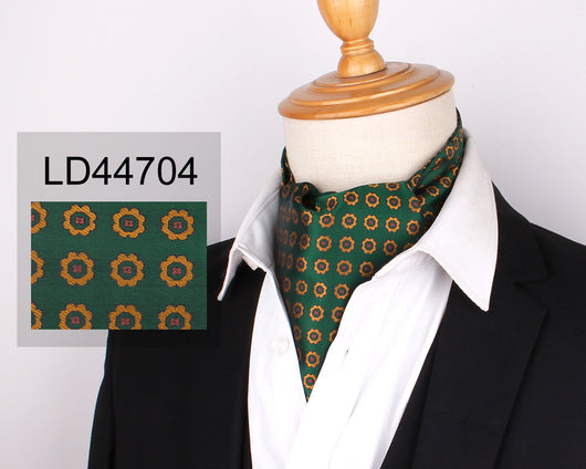 Pañuelo de Seda para Hombre con Estampado Floral - Image 6