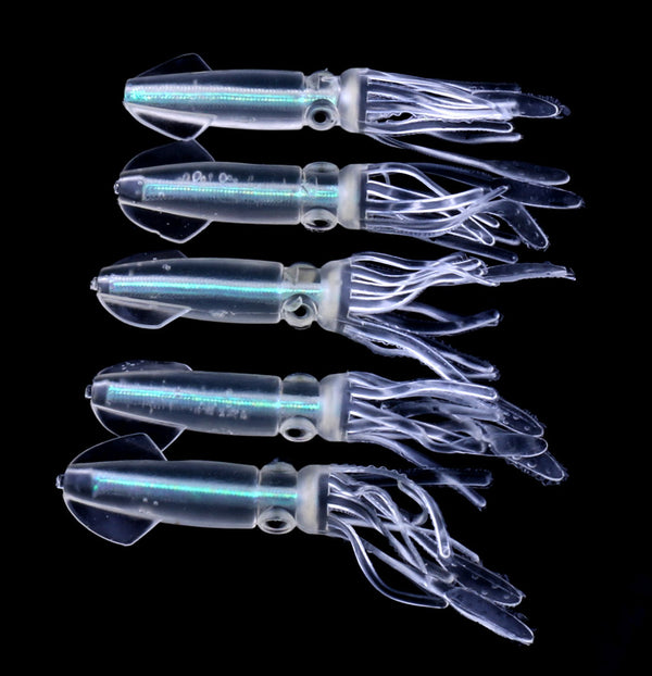 Cebo Artificial Luminiscente Calamares - Pack 5 Unidades AM Bait