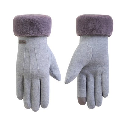 Guantes de Cachemira para Mujer - Dedos Completos Otoño Invierno - Image 9