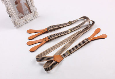 Tirantes Elásticos Dobles para Hombre y Mujer con Rayas - Image 10