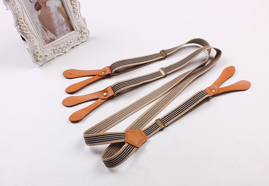 Tirantes Elásticos Dobles para Hombre y Mujer con Rayas - Image 10