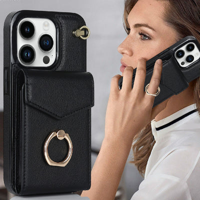 Funda Protectora de Cuero para Móvil con Diseño Piano