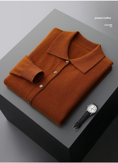 Camisa Interior Clásica de Botones y Color Sólido para Hombre - Image 16