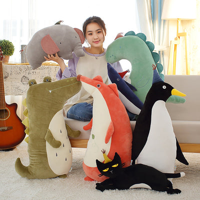 Almohada Peluche Infantil con Diseño de Animales Cartoon - Image 2