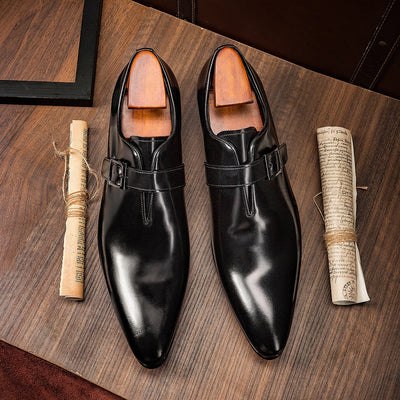 Zapatos de Cuero Penny Loafer para Hombre - Elegancia Casual Profesional - Image 3