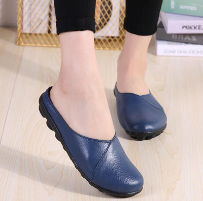 Zapatos casuales de cuero para mujer - Image 8