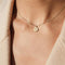 Collar Inicial con Tachuelas