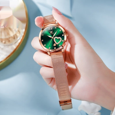 Reloj Elegante para Mujer con Correa Mesh Personalizable - Image 7