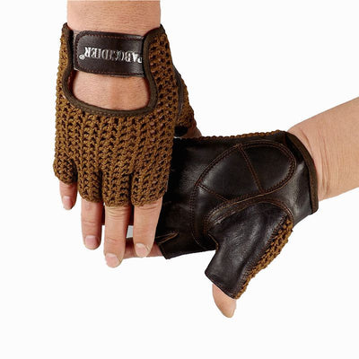 Guantes de Entrenamiento con Malla de Lana y Cuero - Image 12