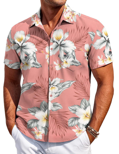 Camisa Hawaiana Hombre Manga Corta - Diseño Versátil y Moderno - Image 24