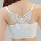 Talla Única Pecho Envuelto Blanco