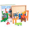 Bloques de Madera Infantiles 3D Animales - Juguetes Educativos Apilables de Madera de Haya