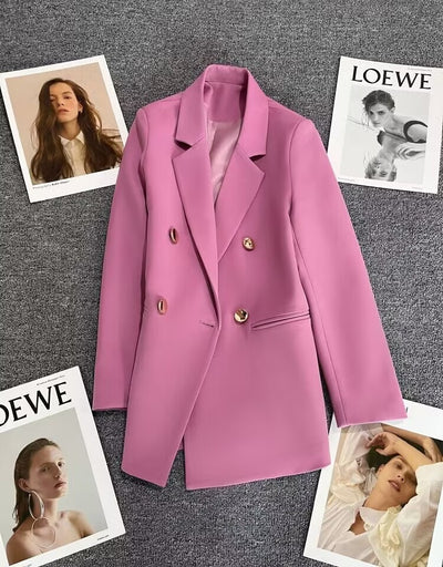 Blazer de Mujer con Hebilla Metálica - Image 3