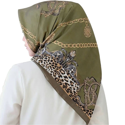 Pañuelo Estampado Leopardo Grande - Accesorio Versátil - Image 68