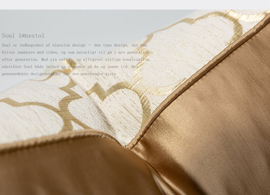 Funda de Almohada Oro Champagne con Diseño Geométrico Diamante - Image 8