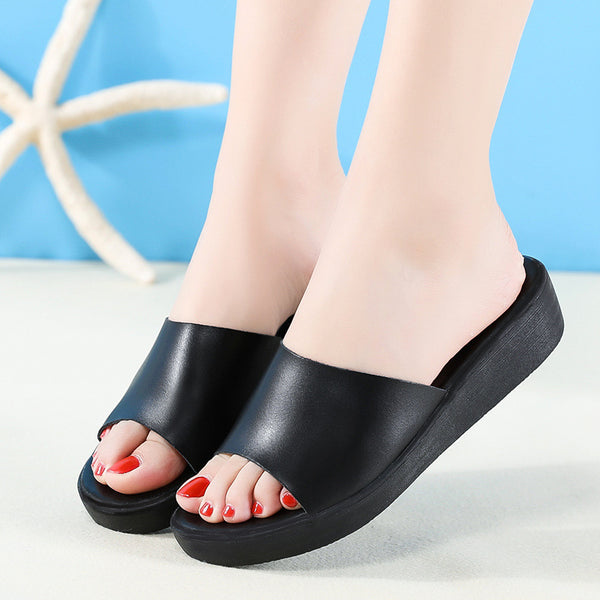 Pantuflas Plataforma Estilo Hada Coreano para Estudiantes