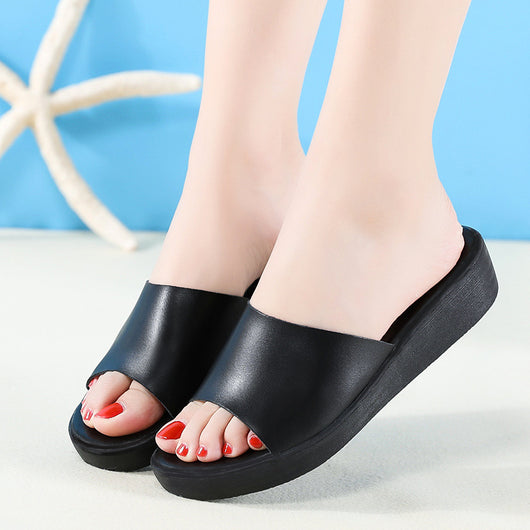 Pantuflas Plataforma Estilo Hada Coreano para Estudiantes