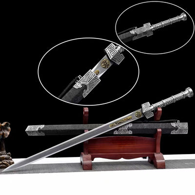 Espada Estilo Han de Acero Manganeso Forjada - Conmemoración Militar - Image 6