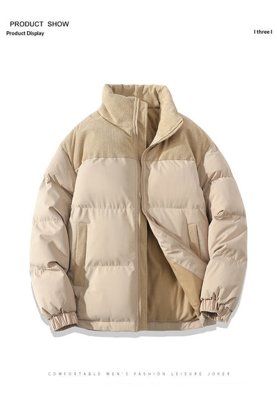 Abrigo Acolchado Unisex de Cuello Alto para Invierno - Image 23