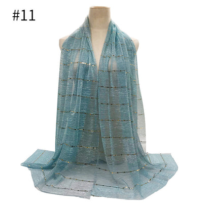 Pañuelo Ligero Mujer Primavera Verano - Tela Arrugada Transpirable - Image 12