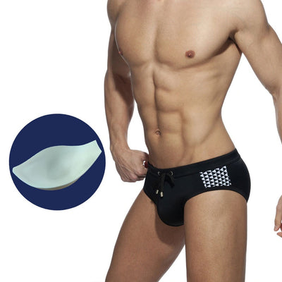 Braga Bikini Clásica Blanco y Negro con Copas - Image 9