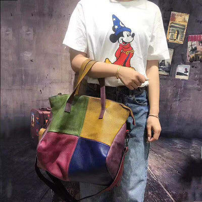 Bolsa Mensajera de Cuero Genuino Vintage con Acabado Cepillado - Image 3