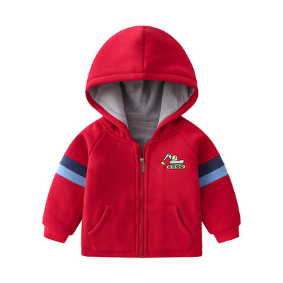 Chaqueta Infantil de Terciopelo Acolchada con Bordados Animados - Image 14