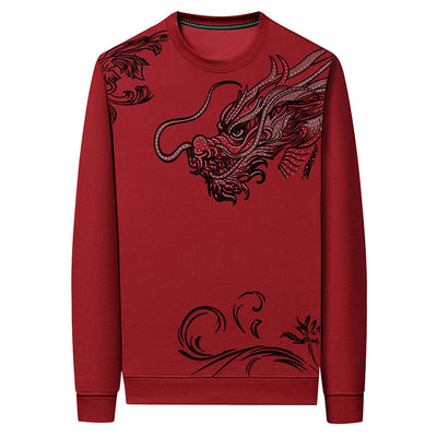 Playera Casual de Cuello Redondo con Textura Flocking para Hombre - Image 5