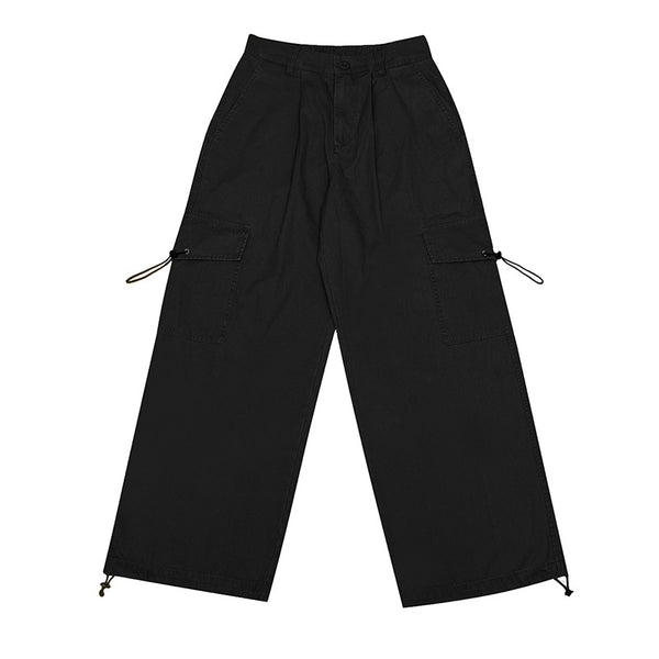Pantalón de Trabajo Holgado con Cordón y Bolsillos