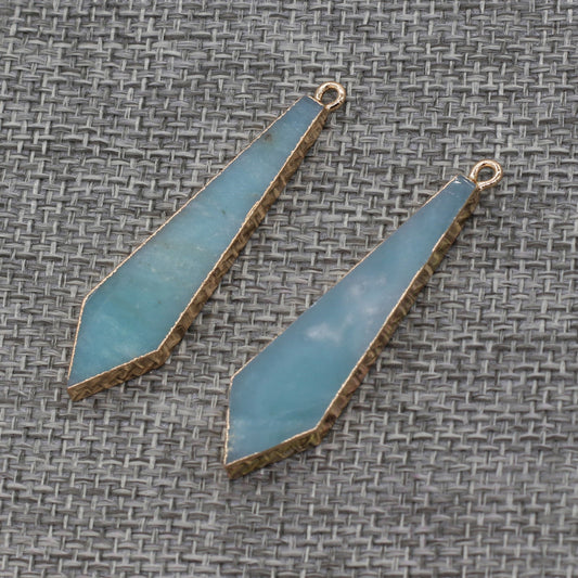 Colgantes de Piedra Natural para Joyería Artesanal DIY