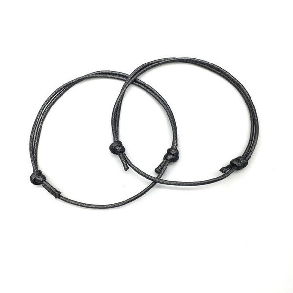 Joyería para Pies Bicolor en Negro y Rojo