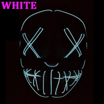 Máscara de Mascarada LED Highlight EL Wire para Halloween - Image 7