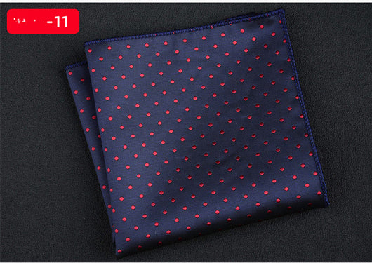 Pañuelo Cuadrado Retro con Bordado Texturizado para Hombre - Image 11