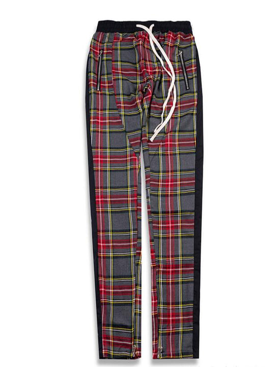 Pantalones Casuales de Cuadros con Cierre para Otoño e Invierno - Image 14