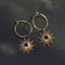 Aretes de Estrella en Acero Inoxidable para Mujer
