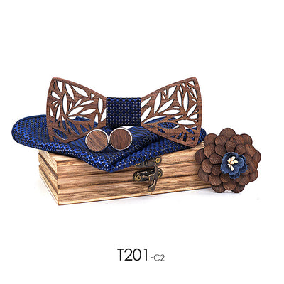 Corbatín de Madera Elegante para Traje y Eventos Formales - Image 15