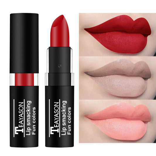 Labial Oscuro Nude Blanco Vampiro - Maquillaje Halloween Retro Creativo - Image 2