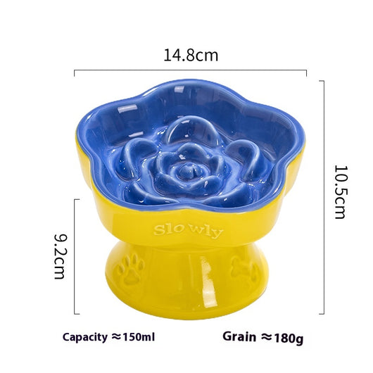 Comedero de Cerámica Protector para Perros y Gatos con Cuello Alto Antivuelco - Image 25